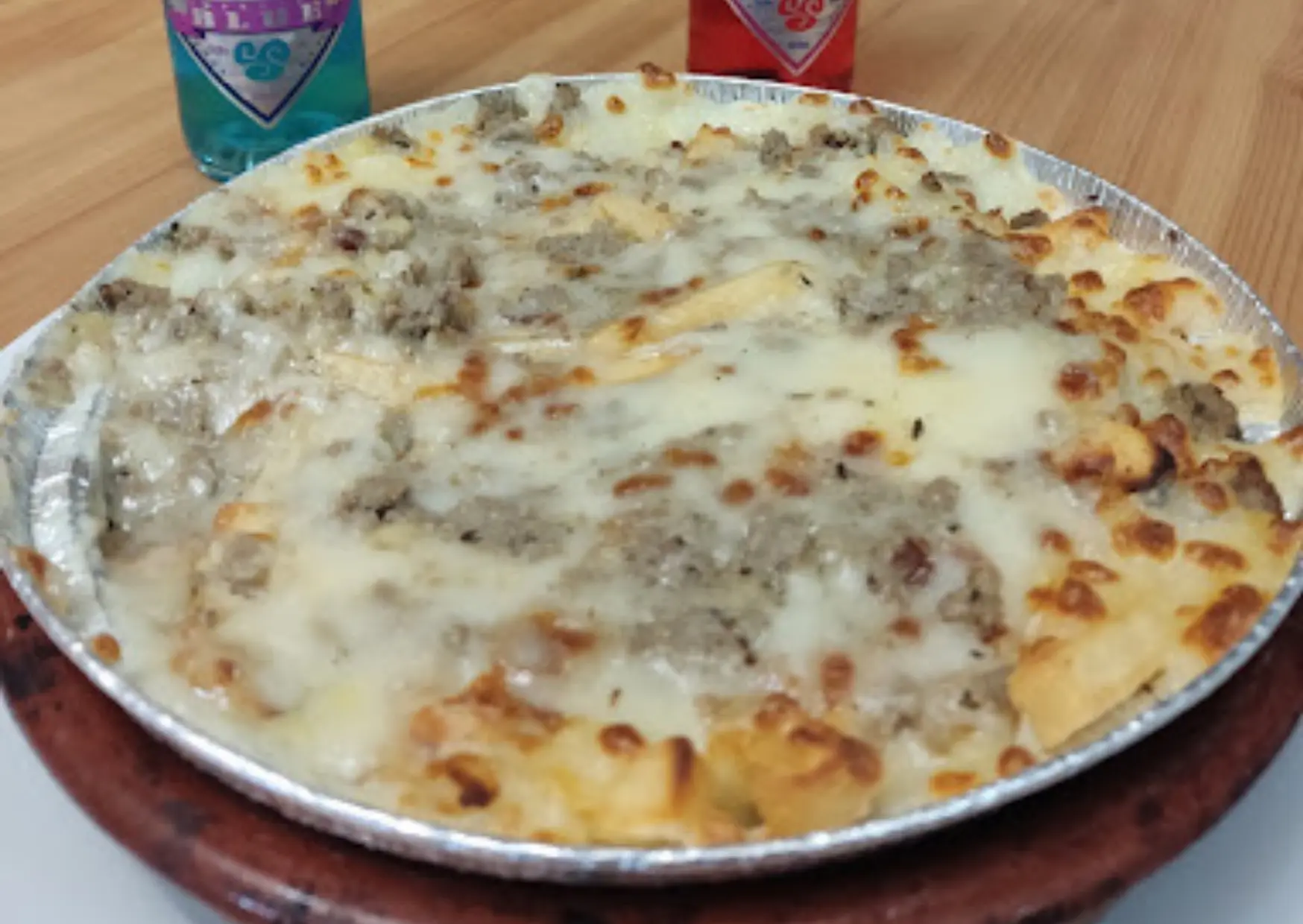 Plato Pizzería Number One 1