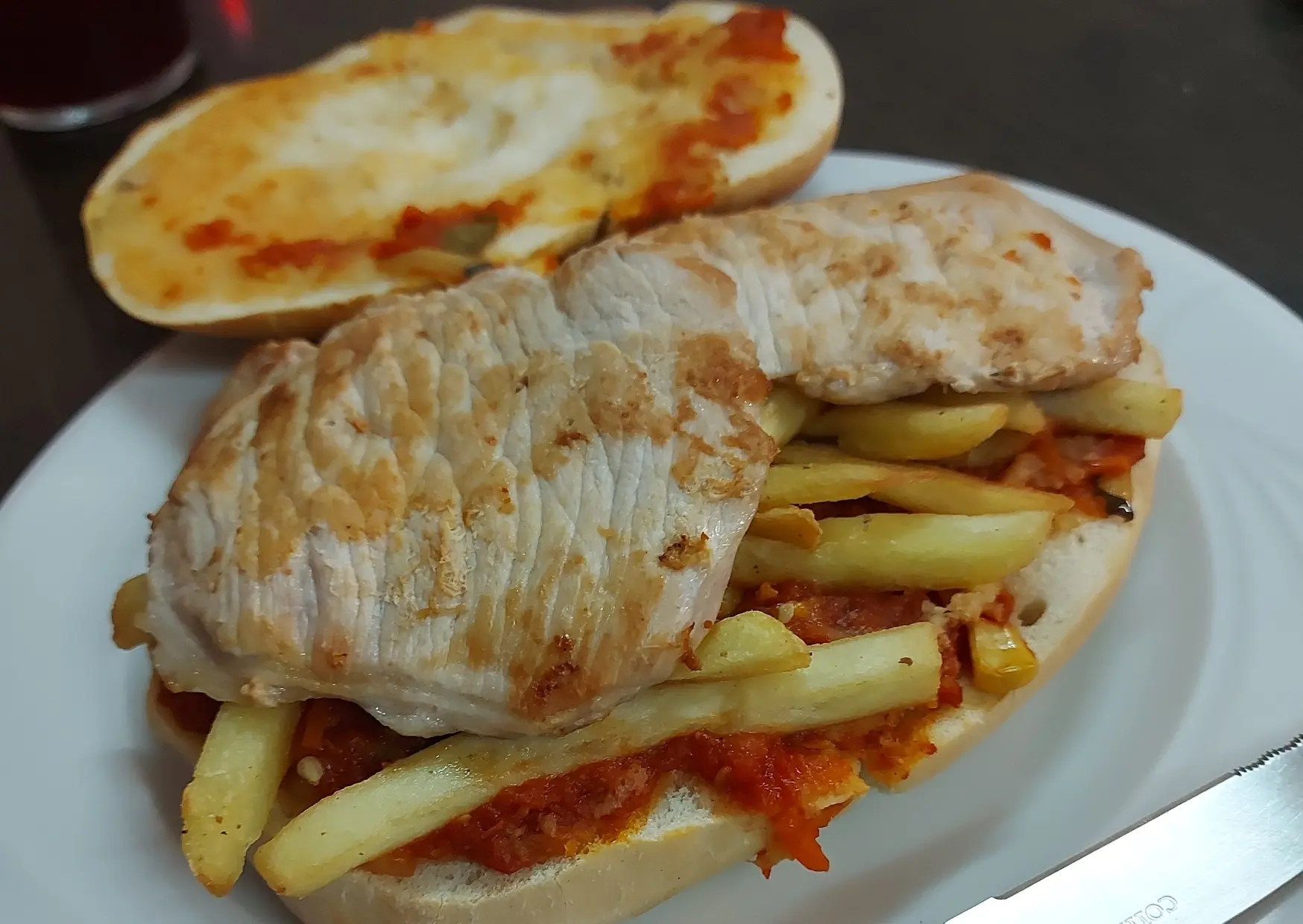 Plato Pizzería Number One 4