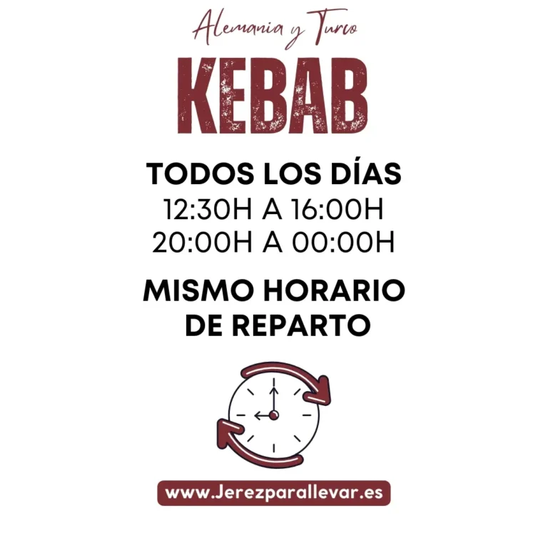 Horario de Alemania y turco kebab