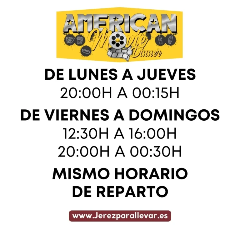 Horario de American Movie Dinner