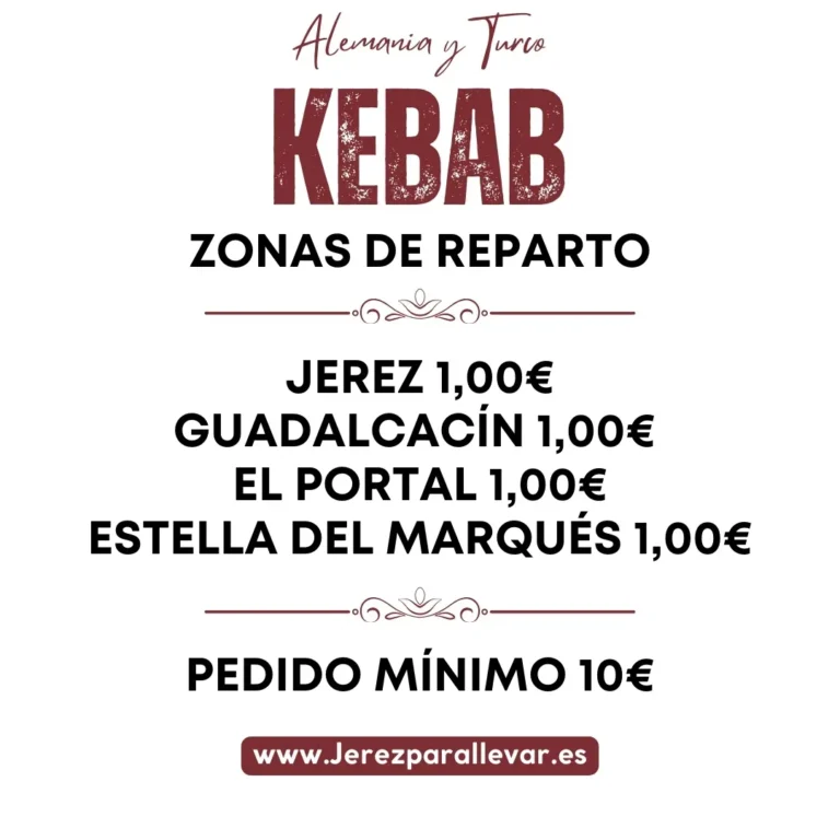 Información de reparto de Alemania y turco kebab